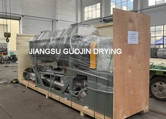 3kw Power KJG-5 Hollow Paddle Dryer Mesin Pengeringan Vakum Stainless