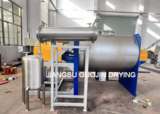 0,3-3mm Ukuran Partikel Mixer Ploughshare Horisontal Industri