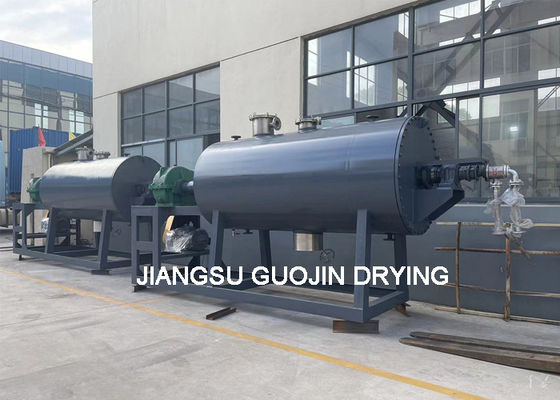 Pemrosesan Bahan Kimia Harrow Paddle Rotary Vacuum Dryer 1800L Volume Kerja