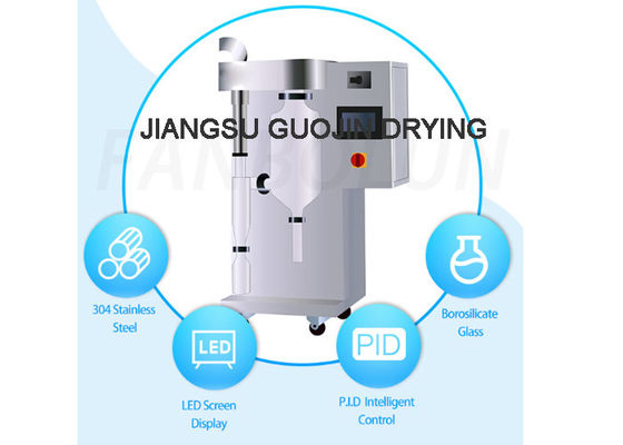 Pengering Semprot Laboratorium Serbuk Sayuran Terkecil 3KW 2L