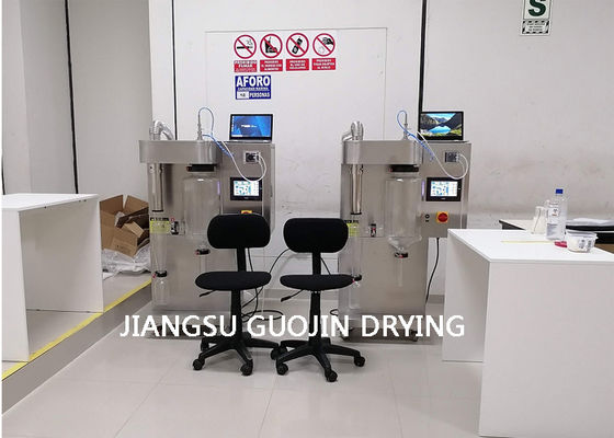 Stainless Steel 304 Glass Dry Room Bench Type Spray Dryer Untuk Susu Bubuk