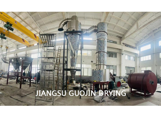 Foodstuff XZG-10 Spin Flash Dryer dengan Pengaduk Untuk Ampas Tepung Jagung