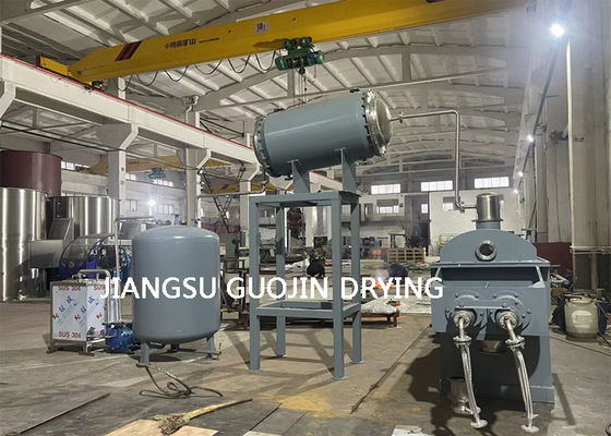 industri kimia KJG-10 Vacuum Hollow Paddle Dryer Untuk Maleic Anhydride