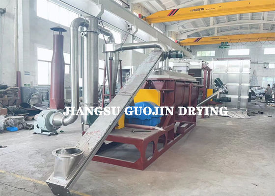 7900x3960x2700mm KJG-20 Continuous Hollow Paddle Dryer Untuk Pengolahan Industri