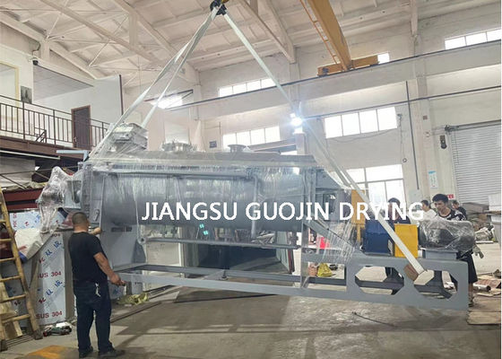 Efisien 20KW kontinyu pengering dayung dengan suhu operasi 120-150C