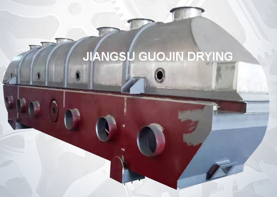Mesin Pengeringan Tempat Tidur Cairan Baja Rinsing VFBD 8x1.8 Vibrating Motor 70-140 derajat Inlet Air Temperature