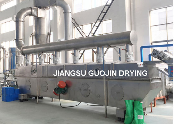 Mesin Pengeringan Tempat Tidur Cairan Baja Rinsing VFBD 8x1.8 Vibrating Motor 70-140 derajat Inlet Air Temperature