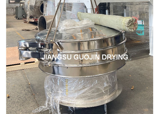 380V/50Hz 350kg Sirkular Vibrating Sieve 1-4 Lapisan Screening Deck 1100x1300x1200MM Dimensi