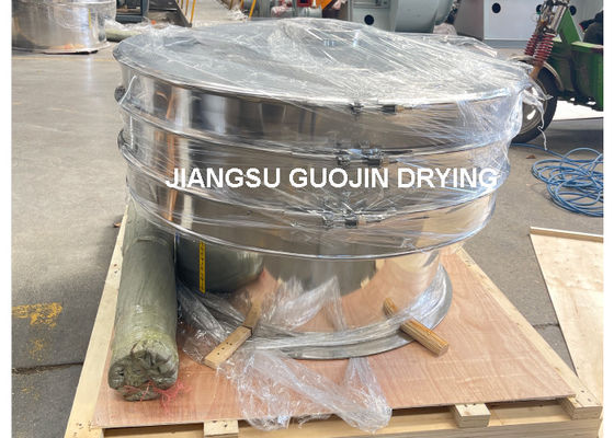 Kapasitas Makanan Vibrating Screen Sirkular Vibrating Sieve dengan 1-4 lapisan dek