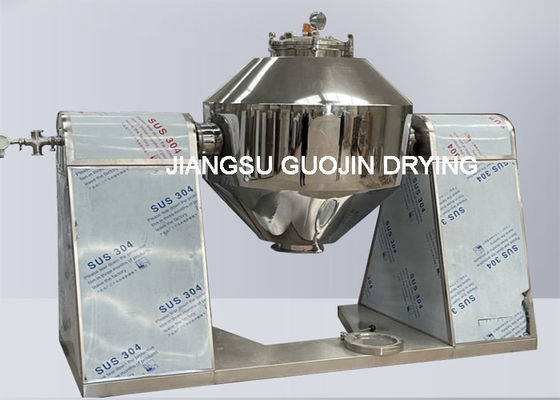 1.5KW Double Cone Vacuum Drying Machine Tekanan Tekanan yang Tepat