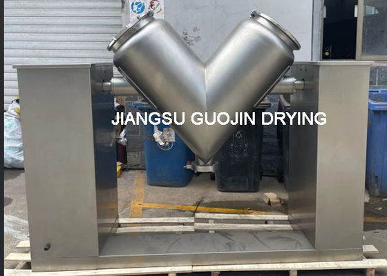 Mesin pencampuran industri tipe 200L V 5KW Daya 10r/menit Rotasi spindle