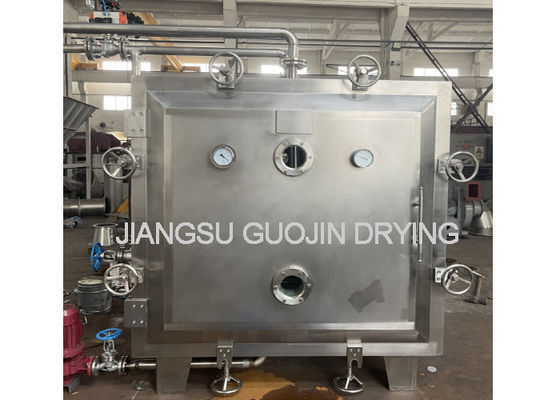 FZG-15 Delapan Lapisan 32 Tray PLC Button Dikendalikan Square Electric Vacuum Tray Dryer