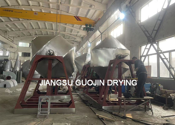 Pengering Paddle Kontinyu Untuk Pengolahan Volume Besar 1000L Dalam Volume 0,3 Tekanan Jaket