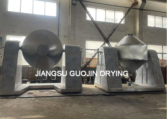 400L Max Loading Volume Horizontal Hollow Paddle Dryer Dikendalikan Dengan PLC Atau Sistem Kontrol Tombol