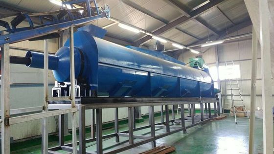 Stainless Steel Kotoran Sapi / Ayam Rotary Mesin Pengeringan