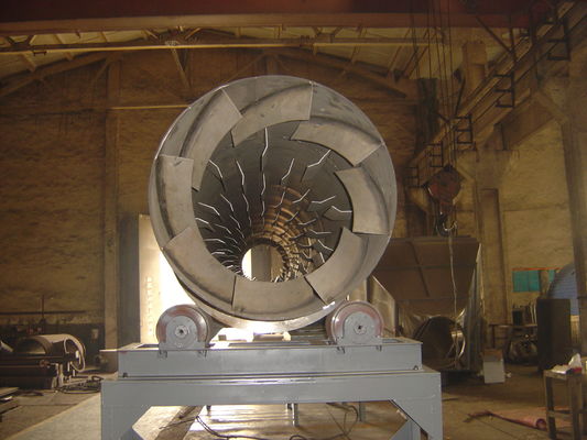 Mesin Pengering Udara Panas Barrel Rotary