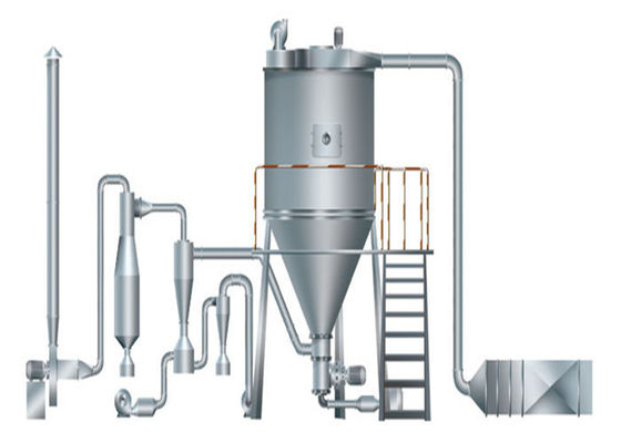 Susu Bubuk Granulator Pengering Semprot Industri Otomatis