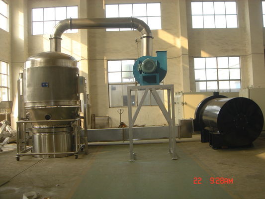 GMP Chemical / Pharmaceutical Fluid Bed Dryer Machine