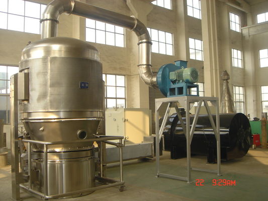 GMP Chemical / Pharmaceutical Fluid Bed Dryer Machine