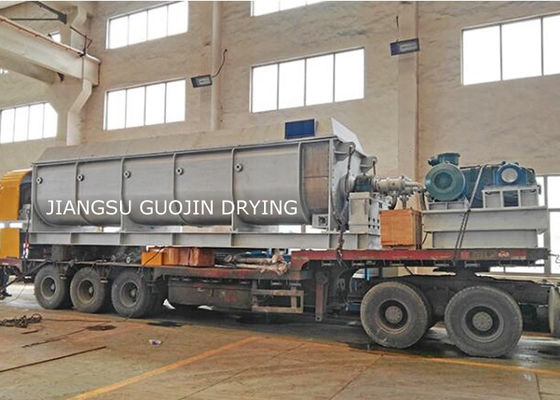 4KW 9M2 Thermal Oil Heating Paddle Dryer Untuk Pengolahan Kimia