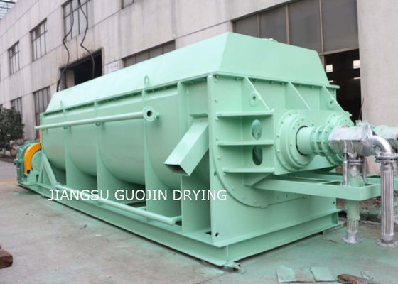 20RPM Textile Sludge Hollow Paddle Dryer Area Perpindahan Panas 29M2