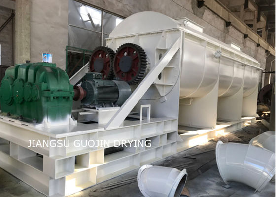 Pengering Dayung Berongga Berbentuk Wedge 10RPM Untuk Sludge