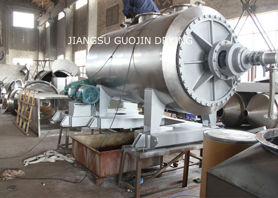 10rpm Rotary Rake Vacuum Paddle Dryer 5.5KW Untuk Bahan Bentuk Cairan