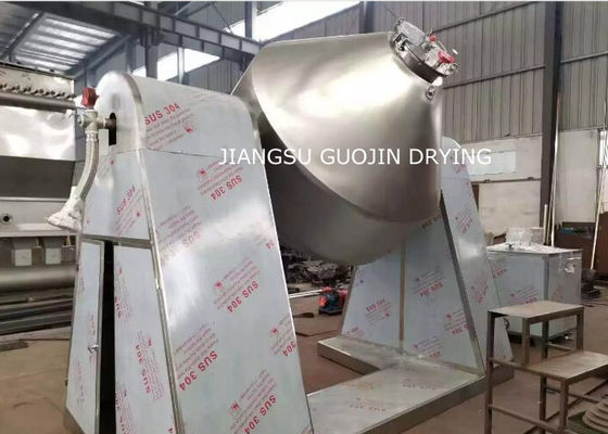 8.2m2 Area Pemanasan Pengering Vakum Rotary Kerucut Ganda Untuk Glikol Eter