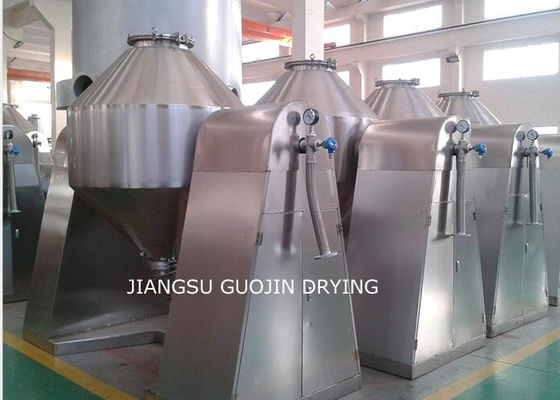 Pengering Vakum Kerucut Ganda Dengan Penyangga dan Kondensat