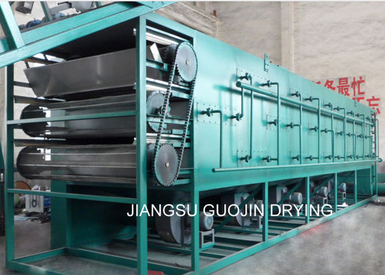 Sayur Buah Dehydrate Tunnel Conveyor Mesh Belt Dryer 2x10 Meter