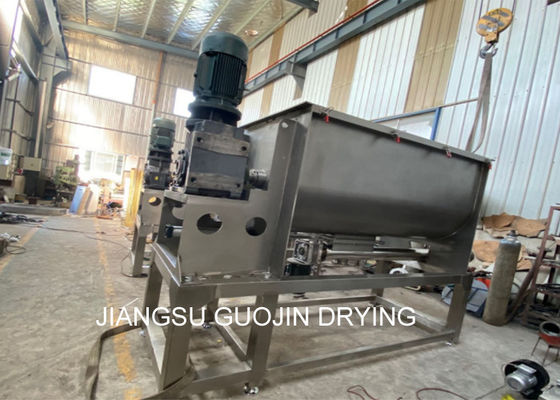 Pemanas Listrik SS Horizontal Ribbon Powder Mixer 4KW