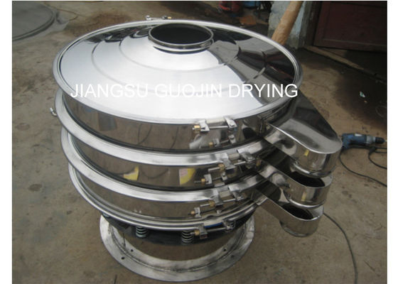 1.5KW Single Layer Rotary Vibrating Ayak Untuk Bubuk Kacang Mete