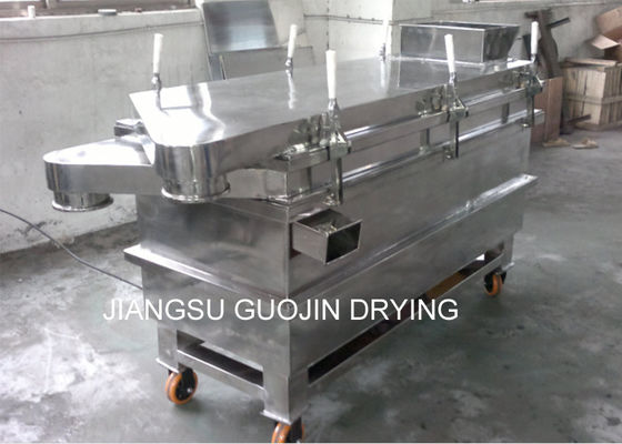 Layar Bergetar Persegi Panjang 380V 1500kg / jam Dengan Sistem Modular