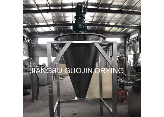 250 Mesh 0.2M3 Double Screw Cone Mixer Untuk Pengolahan Bahan Kimia