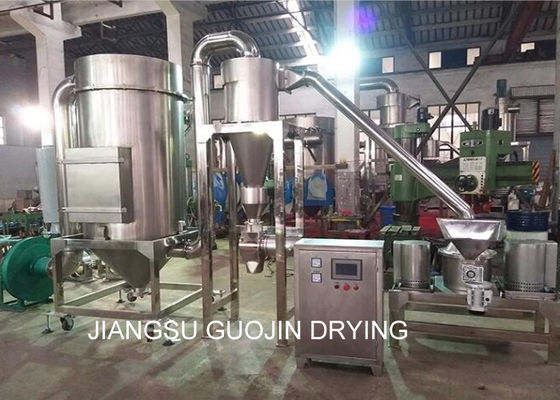 17.5KW 300kg / h Penggiling Serbuk Ultra Halus Untuk Bahan Makanan