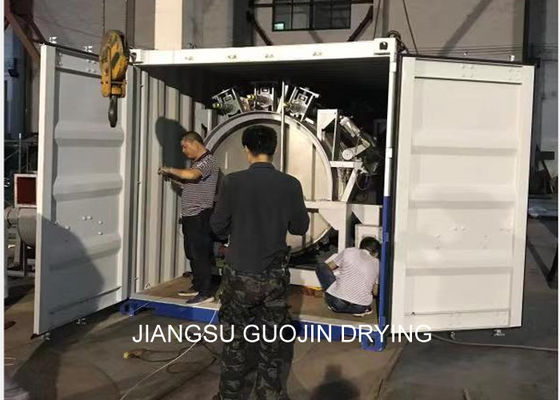 2.2KW Single Drum Dryer 50kg / jam Untuk Pengeringan Pati