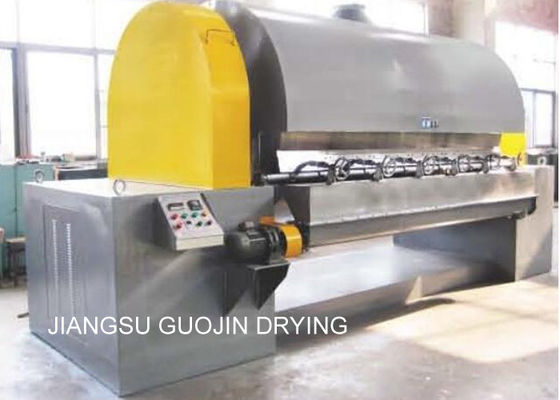 100kg / jam Pengering Drum Tunggal 800 * 1200mm Untuk Ragi Pakan
