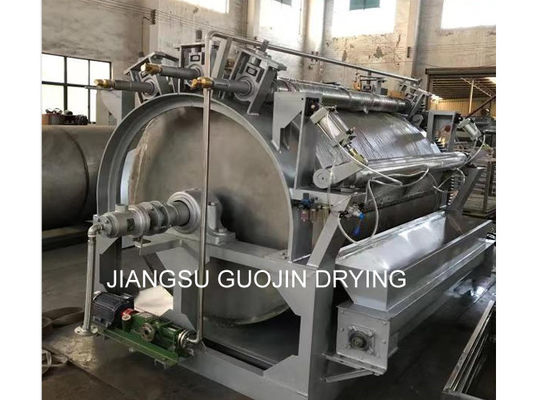 100kg / jam Pengering Drum Tunggal 800 * 1200mm Untuk Ragi Pakan