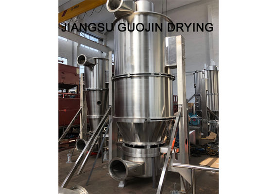 Stainless Steel Fluid Bed Granulator PLC Layar Sentuh Terkendali