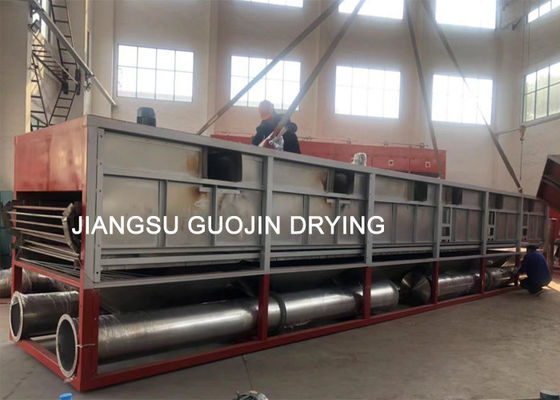 Conveyor Mesh Belt Mesin Pengeringan Udara Panas Lapisan Tunggal 2x10 Meter Untuk Cabai