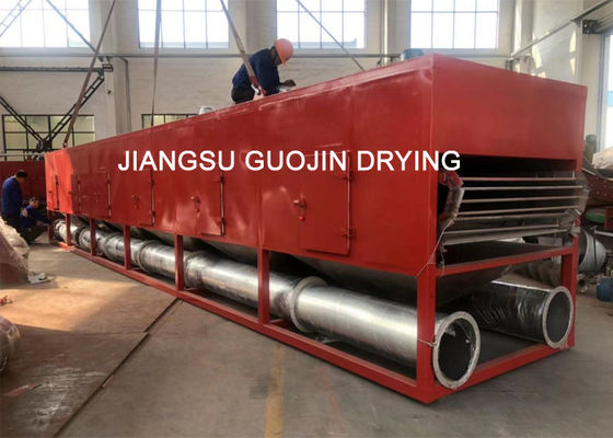 Tunnel Conveyor Mesh Belt Mesin Pengeringan Udara Panas 2x12 Meter Untuk Buah Kelapa