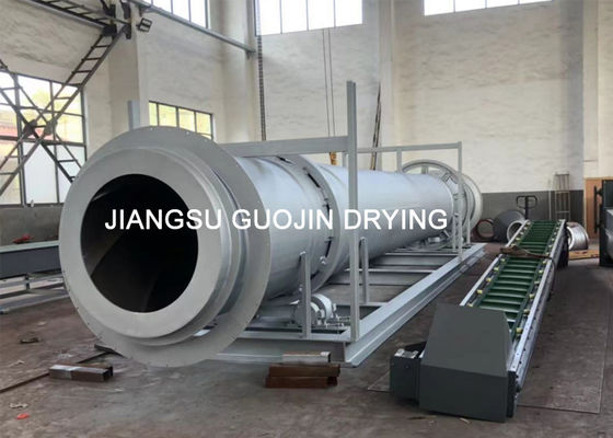 Keripik Kayu Rotary Drum Drying Machine Kecil HG2x12 Meter