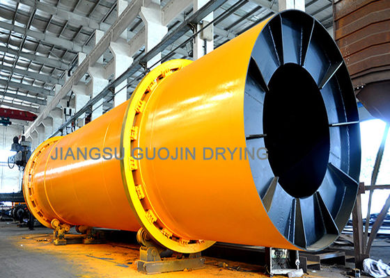 Pengering Drum Rotary Kotoran Sapi Kapasitas Pemrosesan Besar 20tons / jam