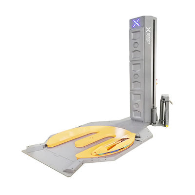 E Type Turntable Automatic Pallet Wrapper Mudah Untuk Pallet Jack