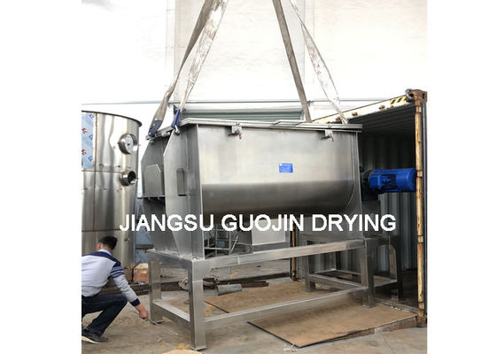 Pengaduk Pita Bubuk Makanan Stainless Steel Horisontal 2000L