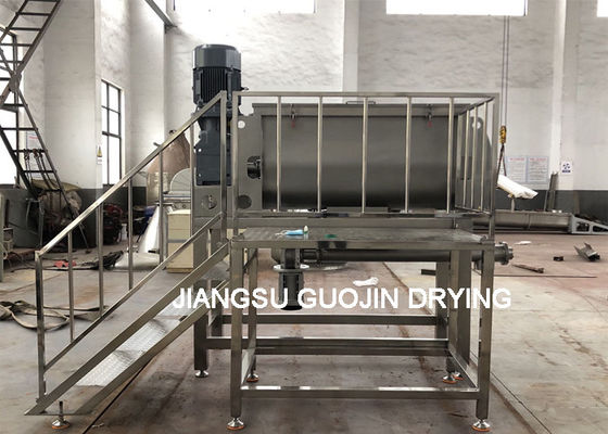 Pengaduk Pita Bubuk Makanan Stainless Steel Horisontal 2000L