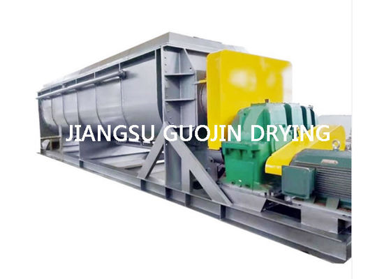 Pengering Dayung Vakum Minyak Panas Lumpur Industri 5000kg / H