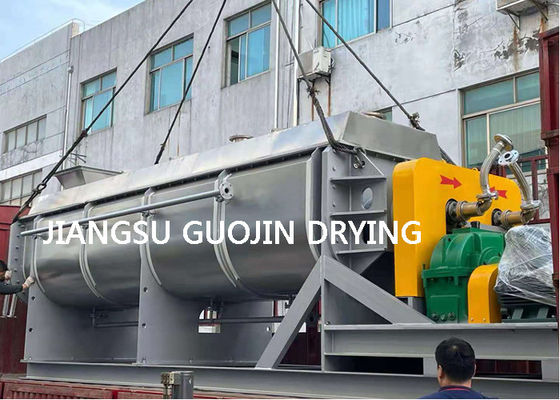 Mesin Pengeringan Vakum Dayung Berkelanjutan Volume 1,85m3 Untuk Makanan Kedelai