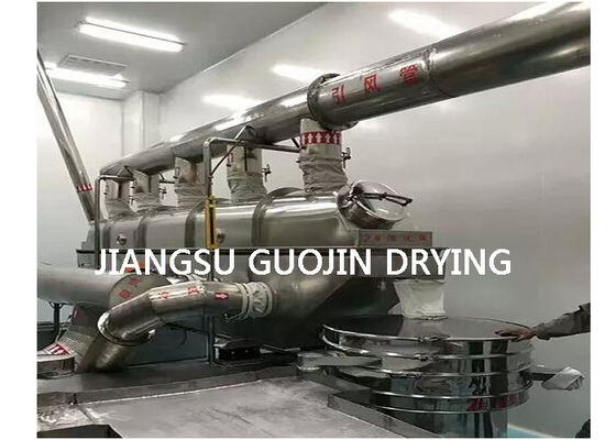 1.2x9M Pengering Tempat Tidur Cairan Bergetar Berkelanjutan Horizontal Untuk Bahan Makanan