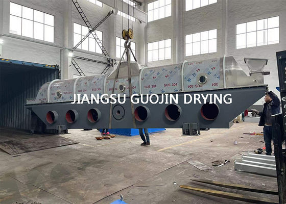 Pengering VFBD Industri Bahan Makanan Panjang 7,5M Untuk Pengeringan Garam Berkelanjutan
